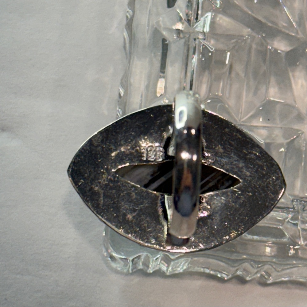 “Storm Whisper” Botswana Agate Statement Ring In … - image 4